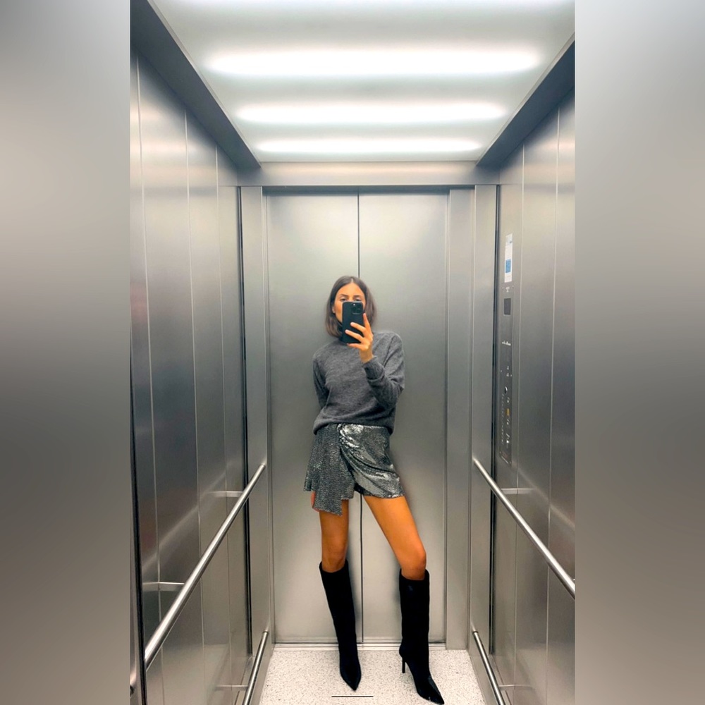 Zara Sparkly wrap skort - Picture 1 of 7